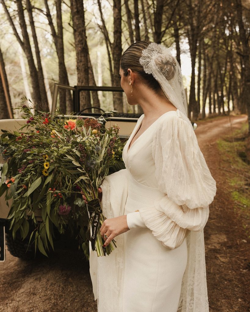 Vestidos de novia virales con manga jamón