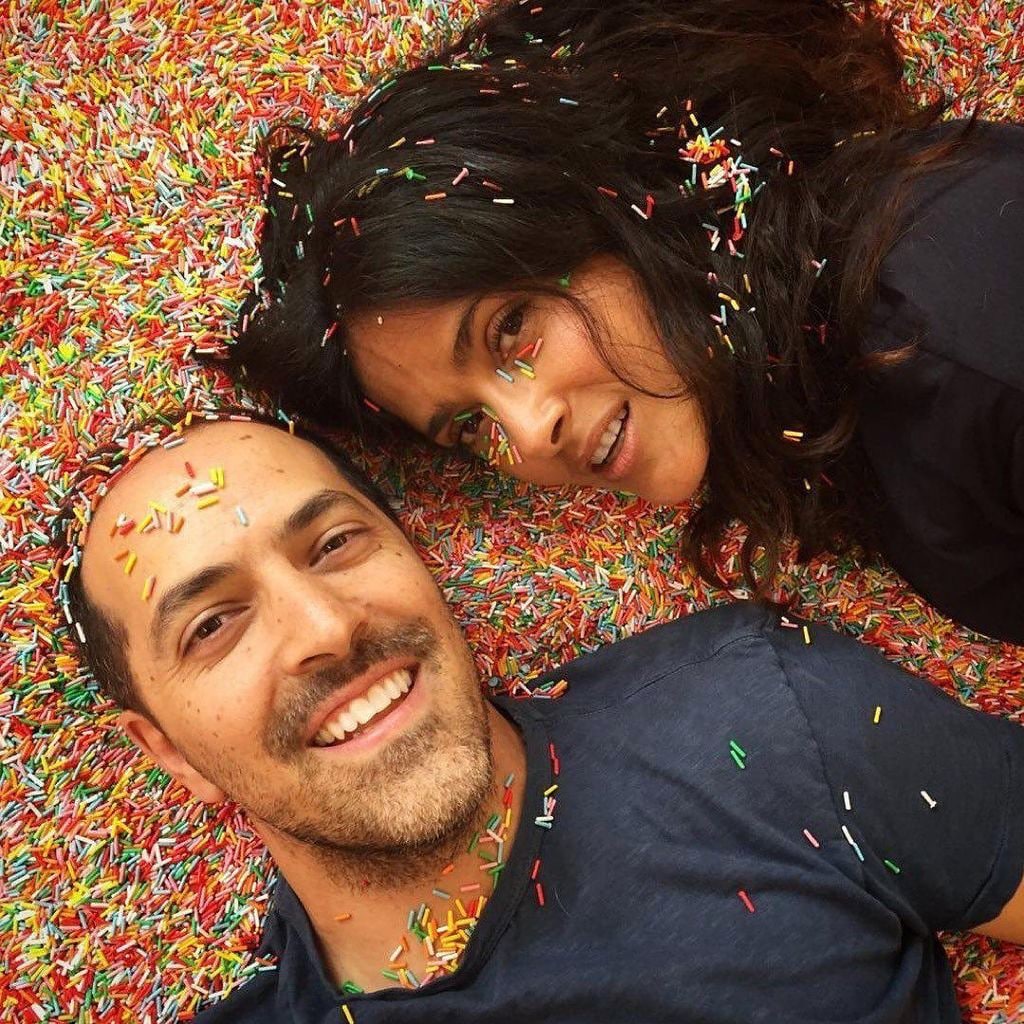 Salma Hayek and brother Sami