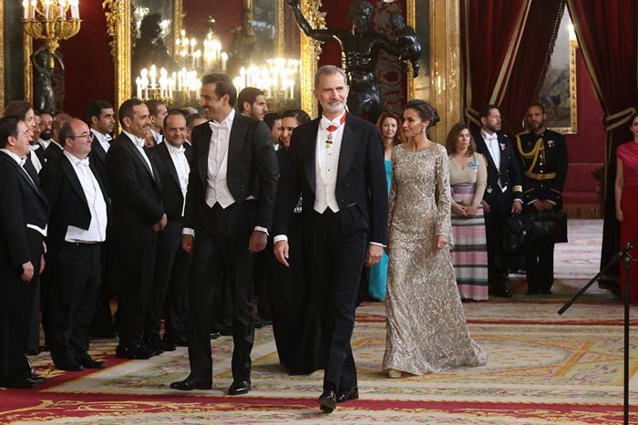 Anécdotas de la cena de gala que los Reyes han ofrecido para el emir de Catar