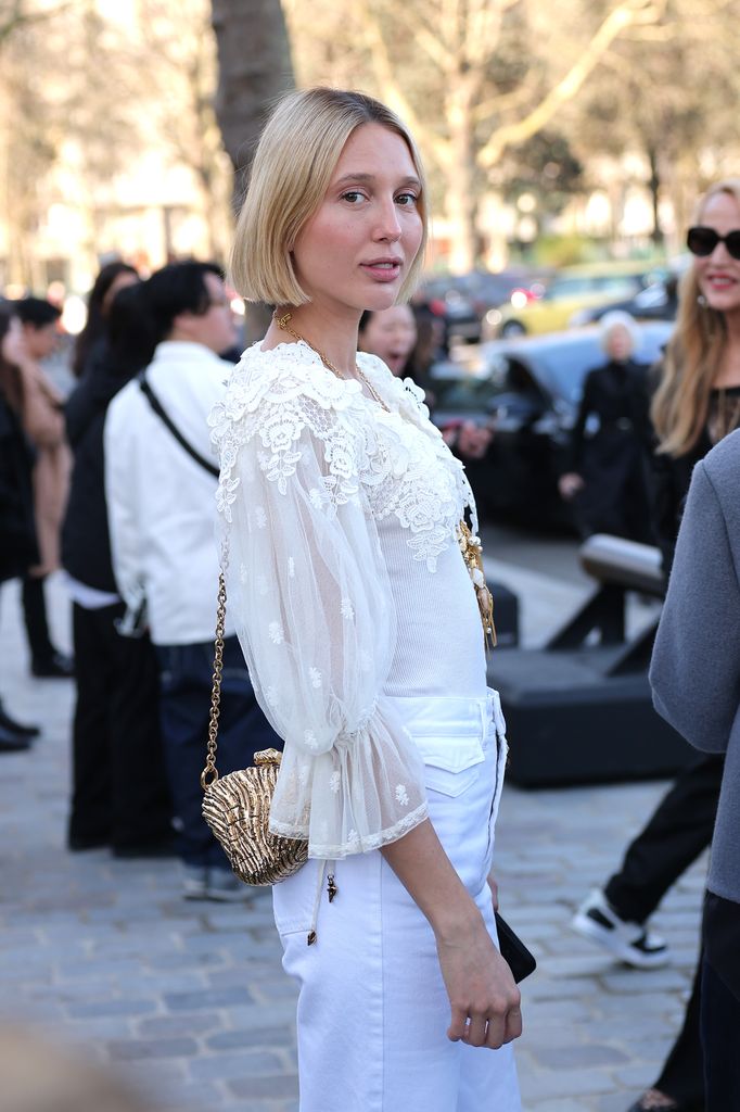 Olympia de Grecia en el desfile de Chloe en Paris Fashion Week