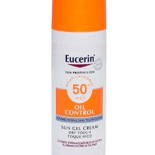 productos para pieles grasas eucerin sun gel crema oil control toque seco fps 50 