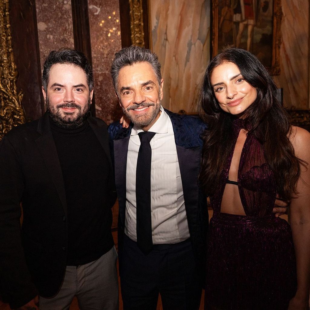 Eugenio Derbez, Aislinn Derbez y José Eduardo Derbez