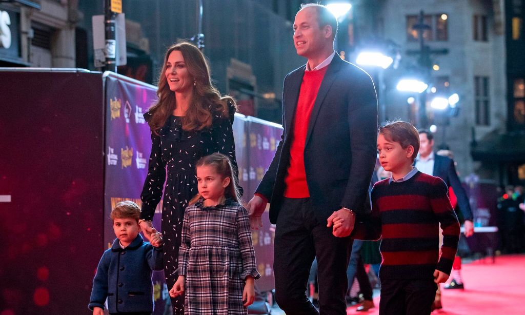 kate middleton y william con sus hijos