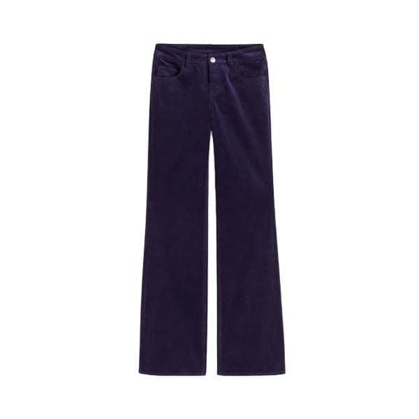 pantalon pana azul marino