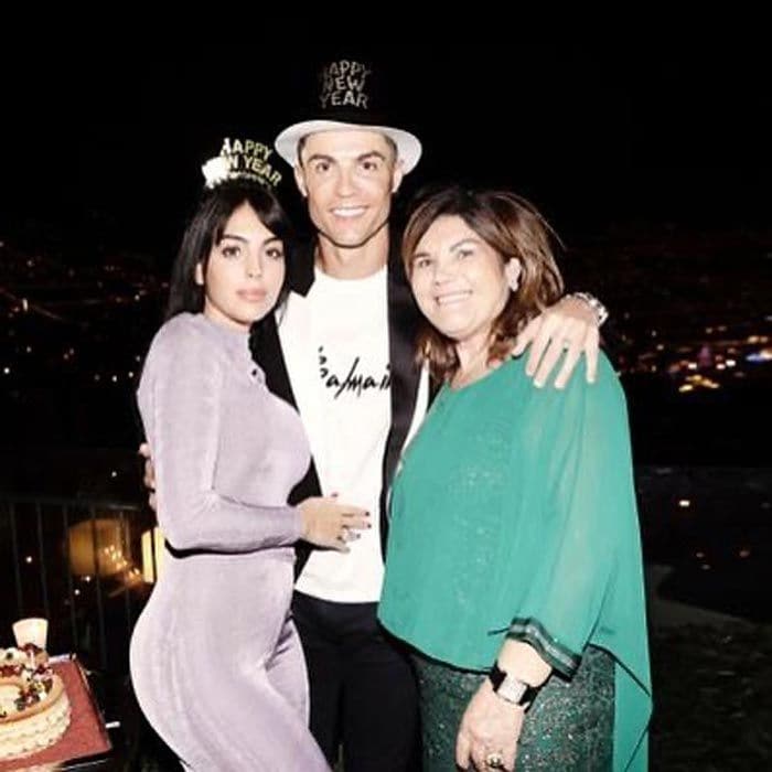 Georgina, Cristiano Ronaldo y Dolores Aveiro 