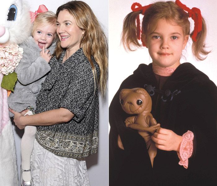 Drew Barrymore y su hija Frankie