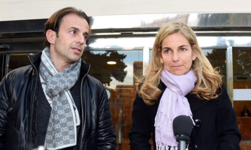 Arantxa Sánchez Vicario y Josep Santacana