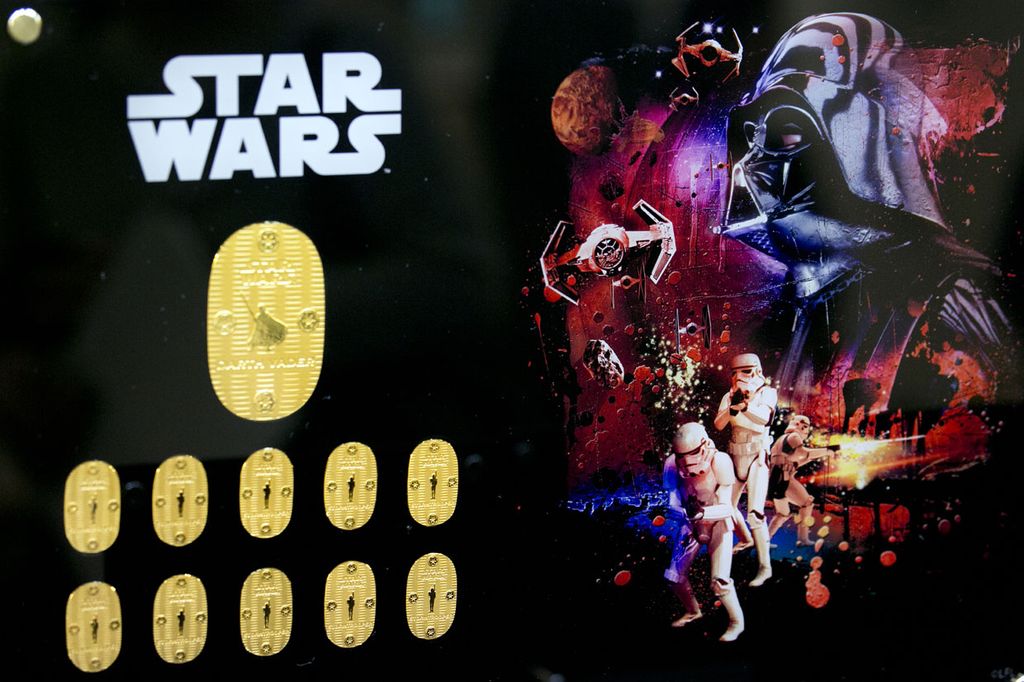 monedas starwars 