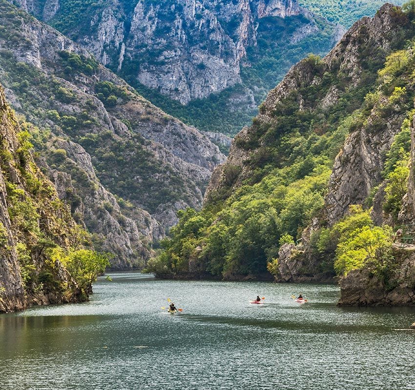 Cañón Matka, Macedonia del Norte