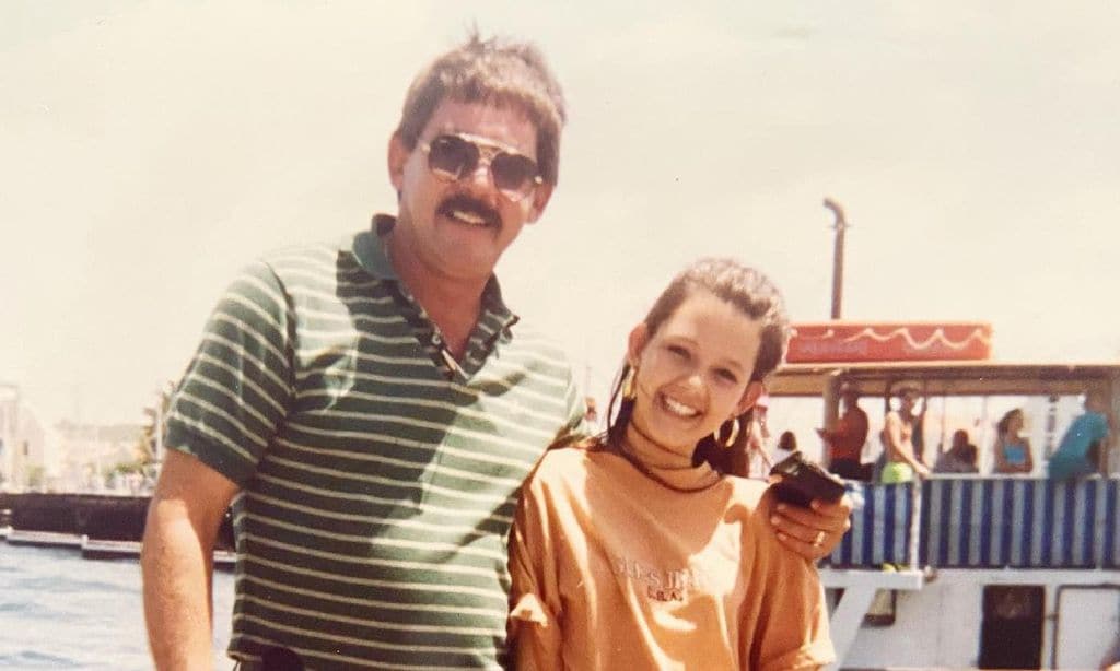 Alicia Machado y su papá