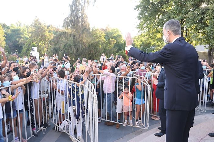 Don Felipe visita Chile