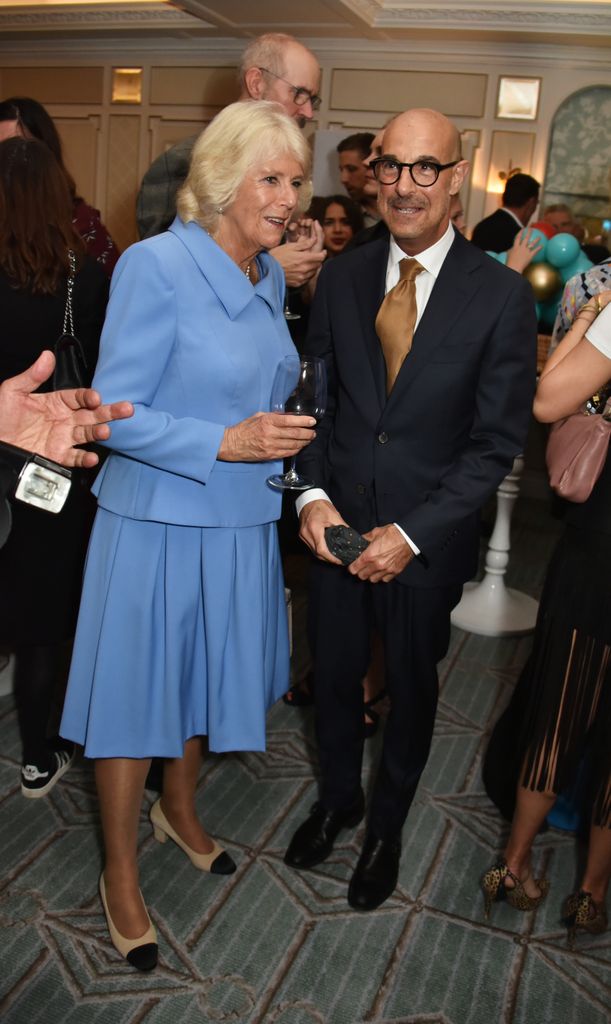 Stanley Tucci, como prescriptor de cocina, ha sido una presencia habitual en las presentaciones de libros de Tom Parker Bowles, hijo de la reina Camilla y crítico y escritor gastronómico