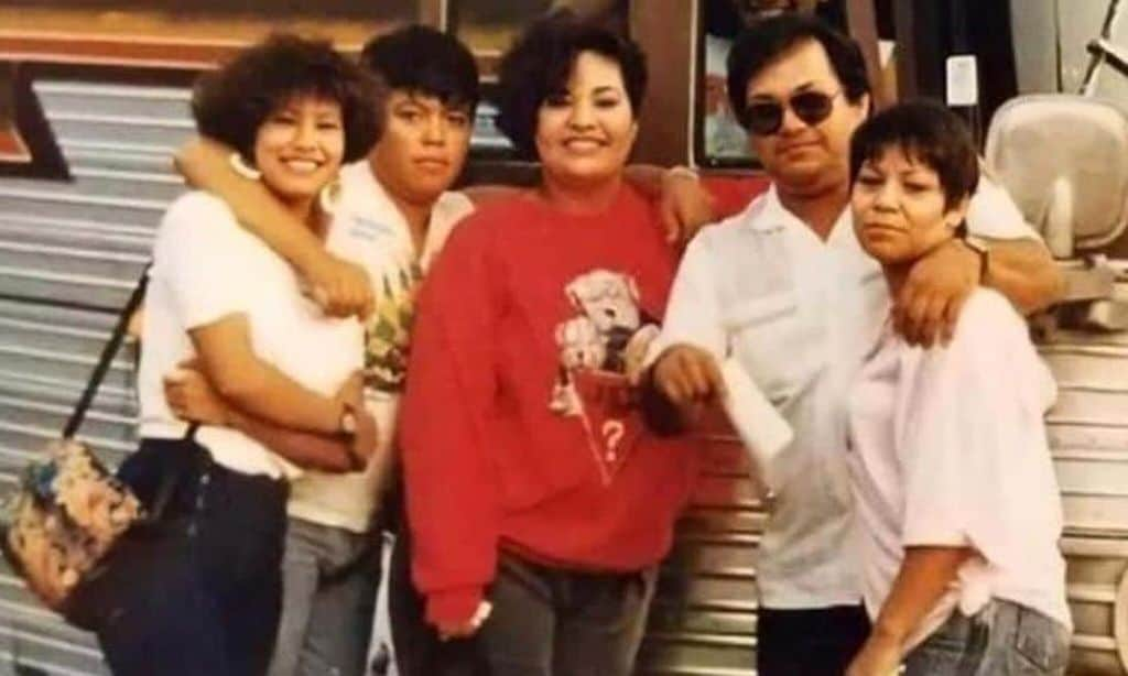 selena y su familia