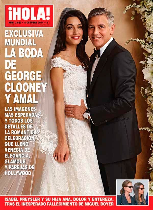 Portada de la boda de George y Amal Clooney, revista ¡HOLA!