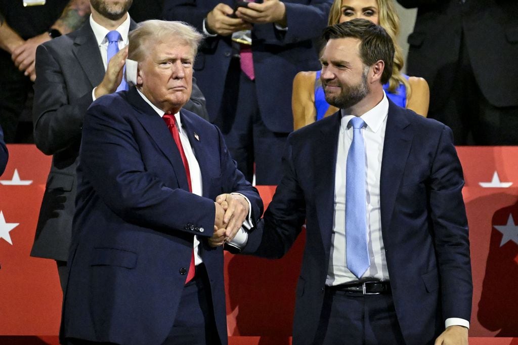 Donald Trump y JD Vance Julio 2024 Estados Unidos