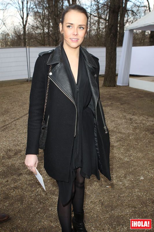 Paulina Ducruet durante el desfile de Valentino de la Paris Fashion Week en marzo del 2014 en Paris
