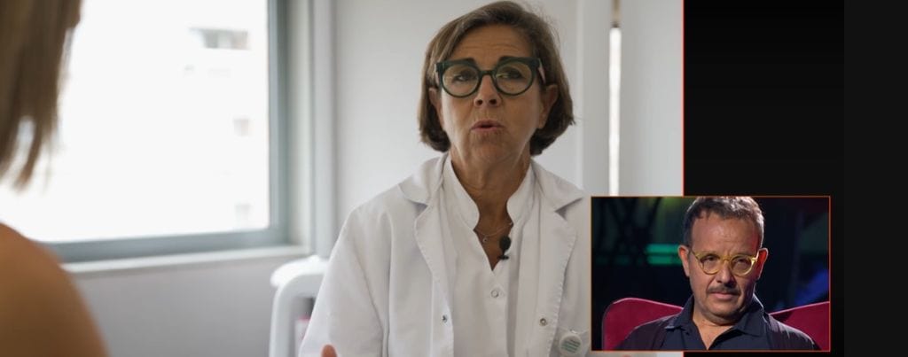 Àngel Llàcer y su doctora