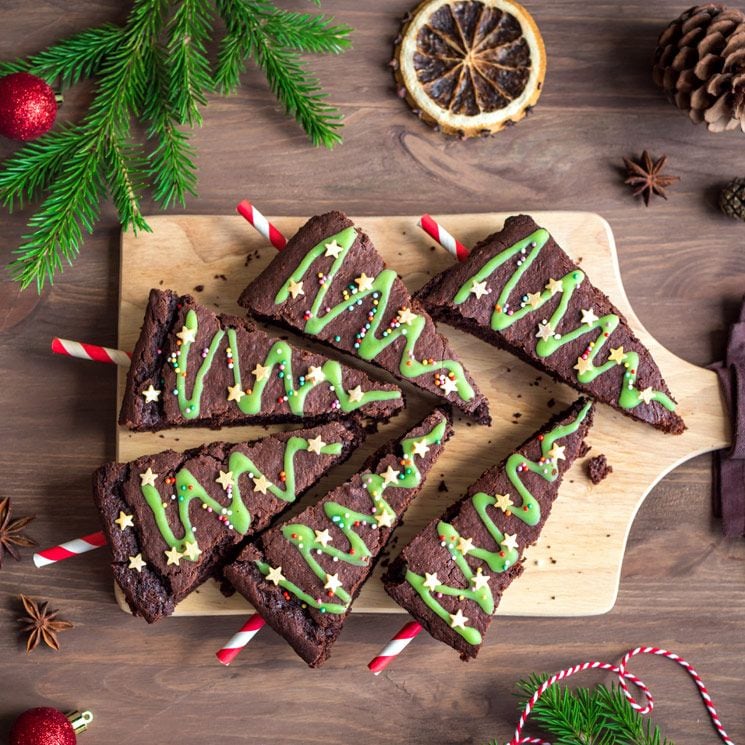 brownie navidad abob