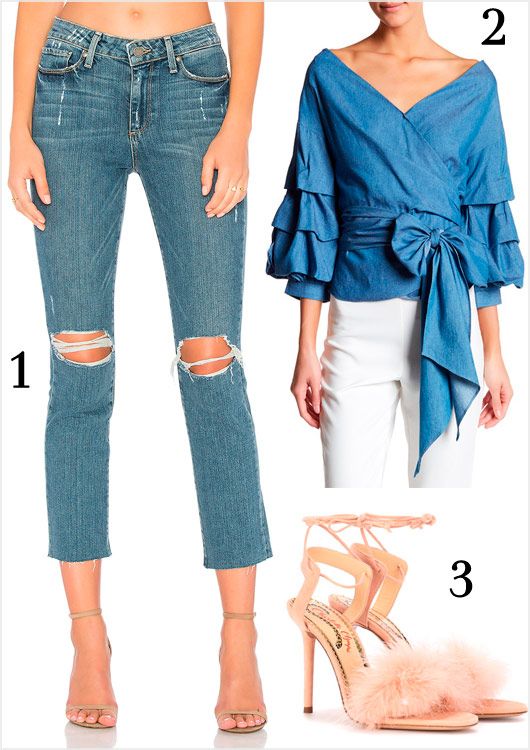 Olivia Palermo total look denim