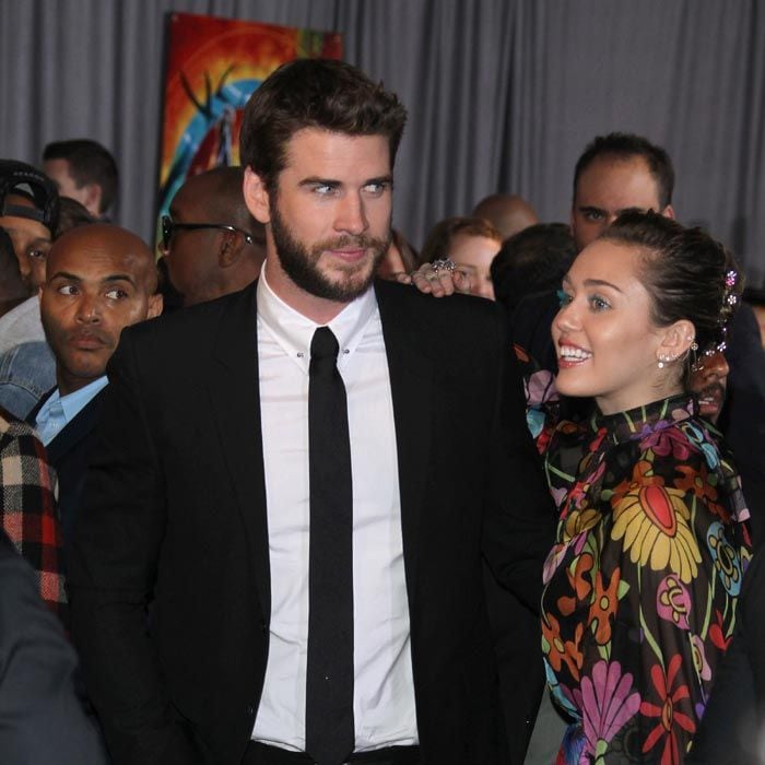 Liam Hemsworth y Miley Cyrus