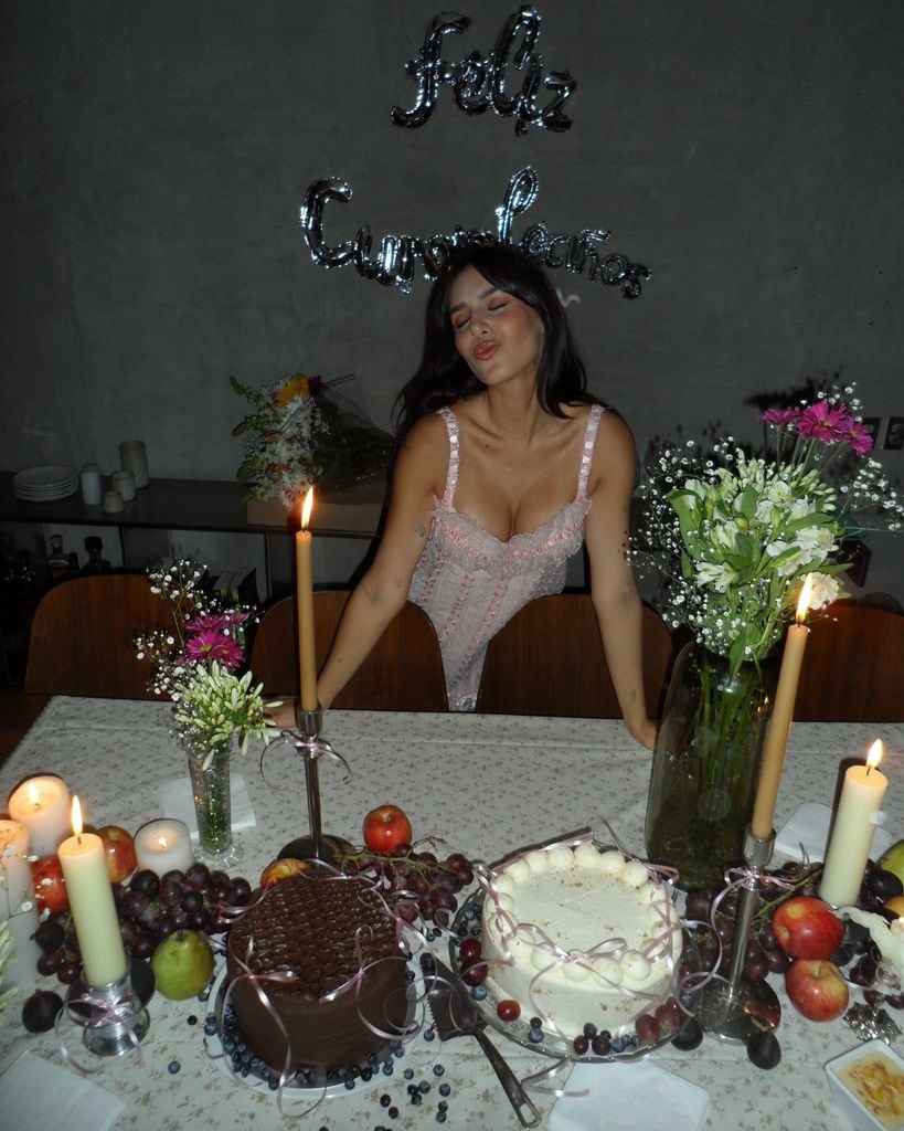 Camila Valero en la celebración de su cumpleaños.