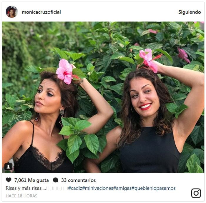 Las minivacaciones de Mónica Cruz con su hija en Cádiz