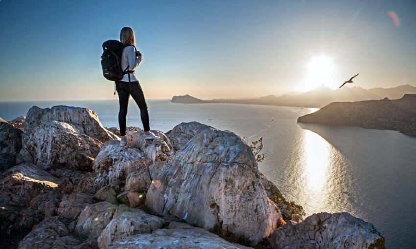 Panorámica desde el peñón de Ifach, Calpe