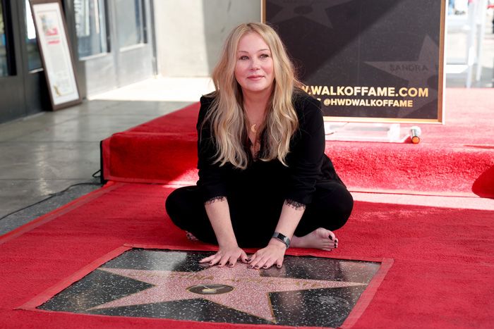 Christina Applegate en el paseo de la fama