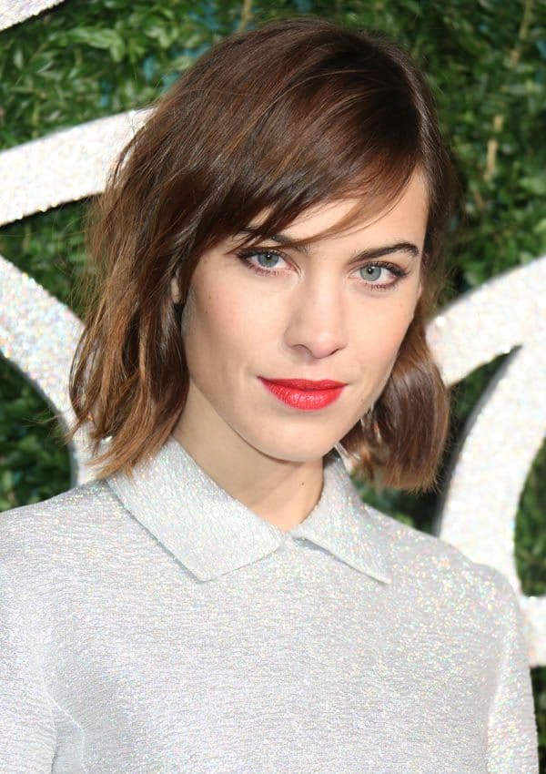 5 flequillo que mejor queda rostros alargados alexa chung