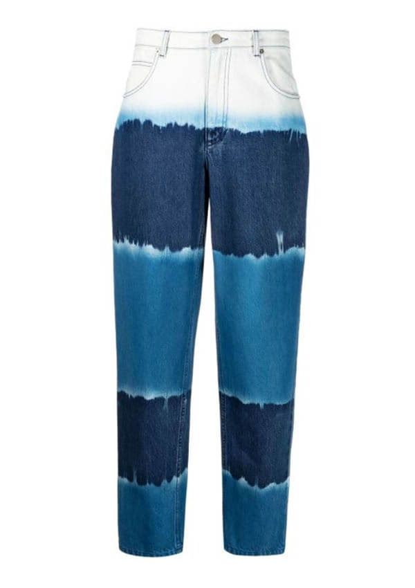 vaqueros tie dye alberta ferretti