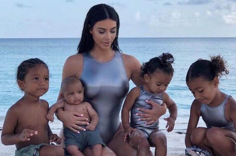 kim kardashian hijos bahamas