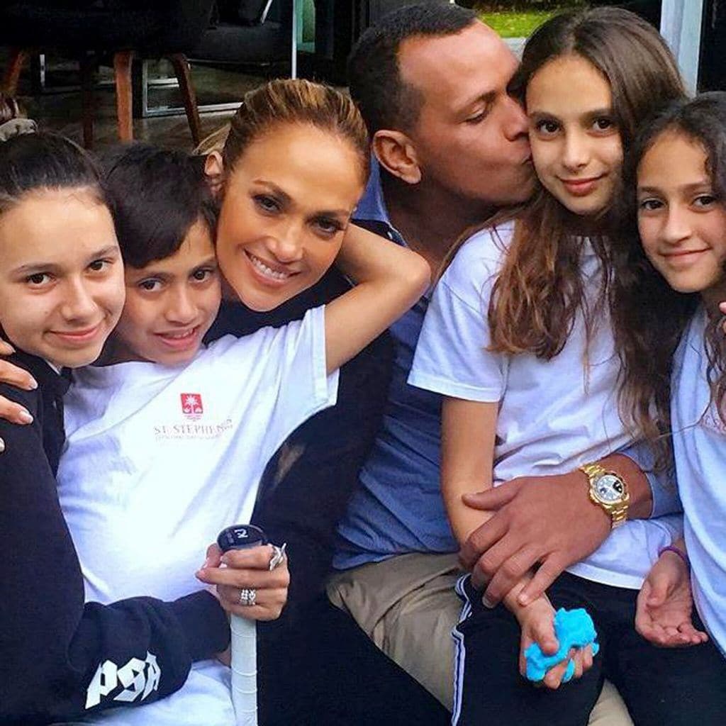 Jennifer Lopez and Alex Rodriguez kids