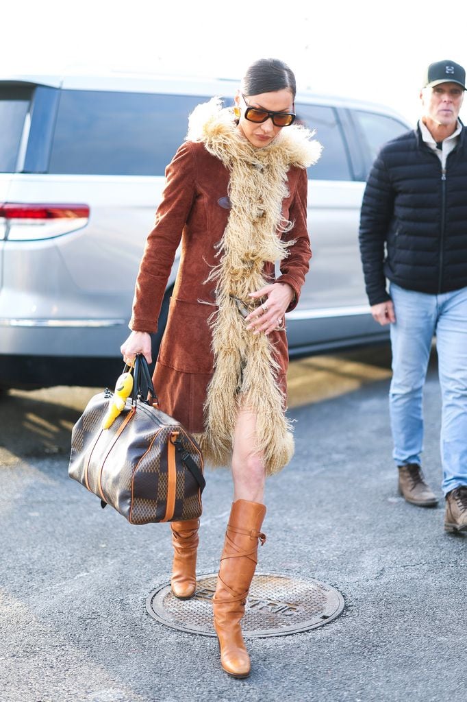 Bella Hadid en Hudson Yards 