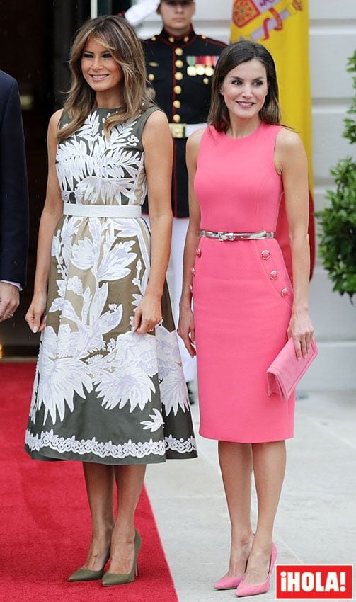 Reina Letizia y Melania Trump