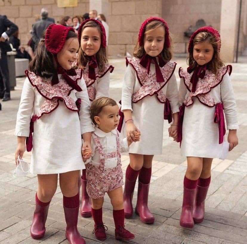 Niños de arras bodas de invierno botas agua