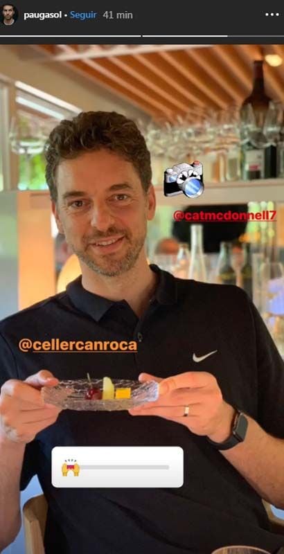 Pau Gasol y Cat McDonnell: alta gastronomía y conciertos en su segunda luna de miel 