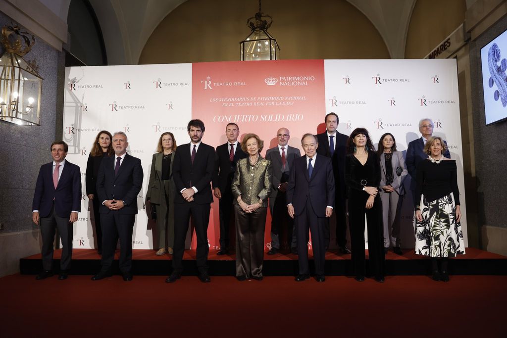 La Reina Sofía preside un concierto solidario para recuperar la vida cultural y artística de los territorios devastados por la DANA