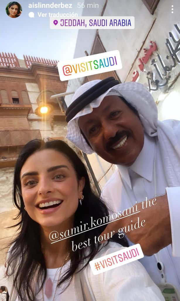 aislinn derbez y su novio en arabia saudita