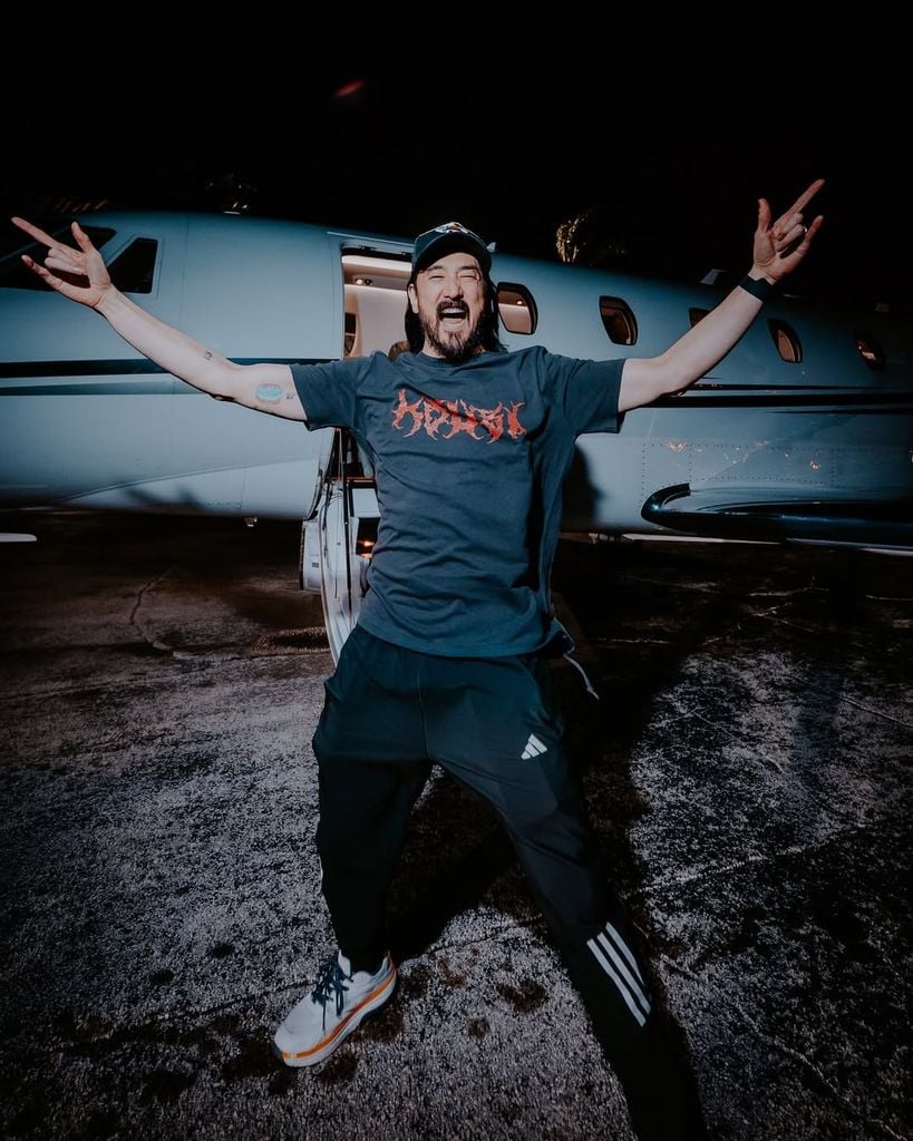 Steve Aoki anuncia que será padre por primera vez y presenta a su espectacular mujer, Sasha