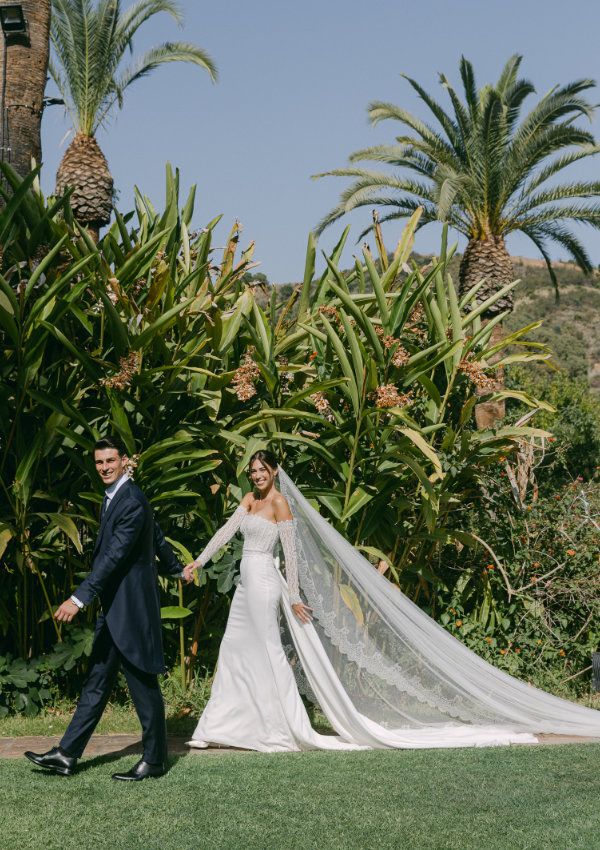 Andrea Martínez y Kepa Arrizabalaga en su boda