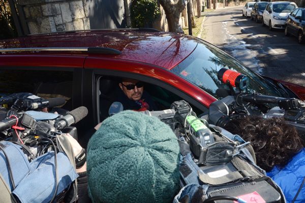 El extorero aseguró a los periodistas que volvía tranquilo a la cárcel y con la intención de casarse con Ana María Aldón




