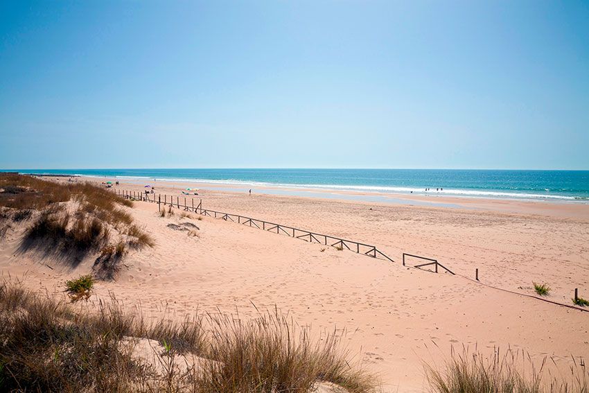 Playa de El Palmar, Cádiz.