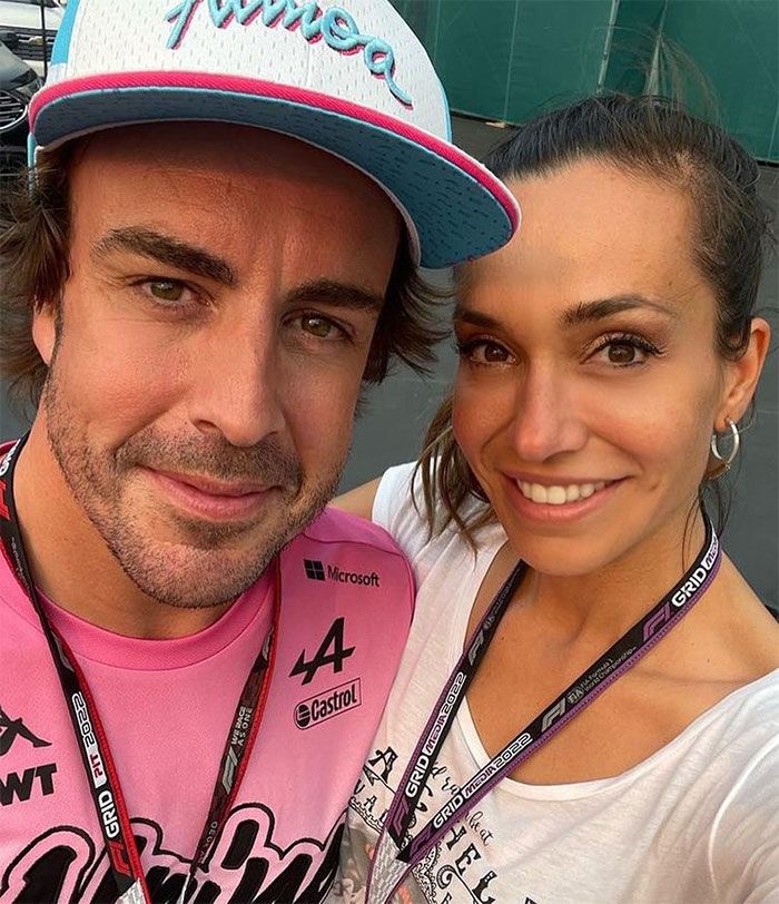 Fernando Alonso y su nueva novia, Andrea Schlager