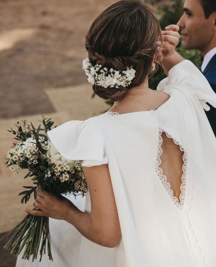 María Baraza vestido de novia espalda