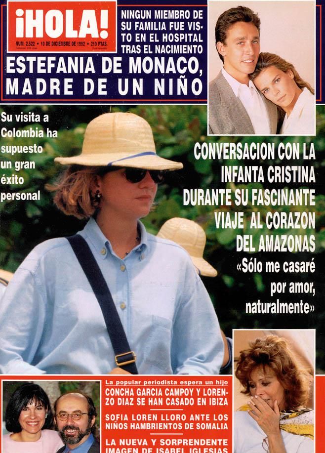 HOLA 4022. Portadas Cristina de Borbón e Iñaki Urdangarín.