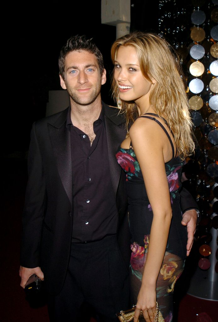 Simon Atlee y Petra Nemcova durante el Festival de Cine de Canes de 2004.