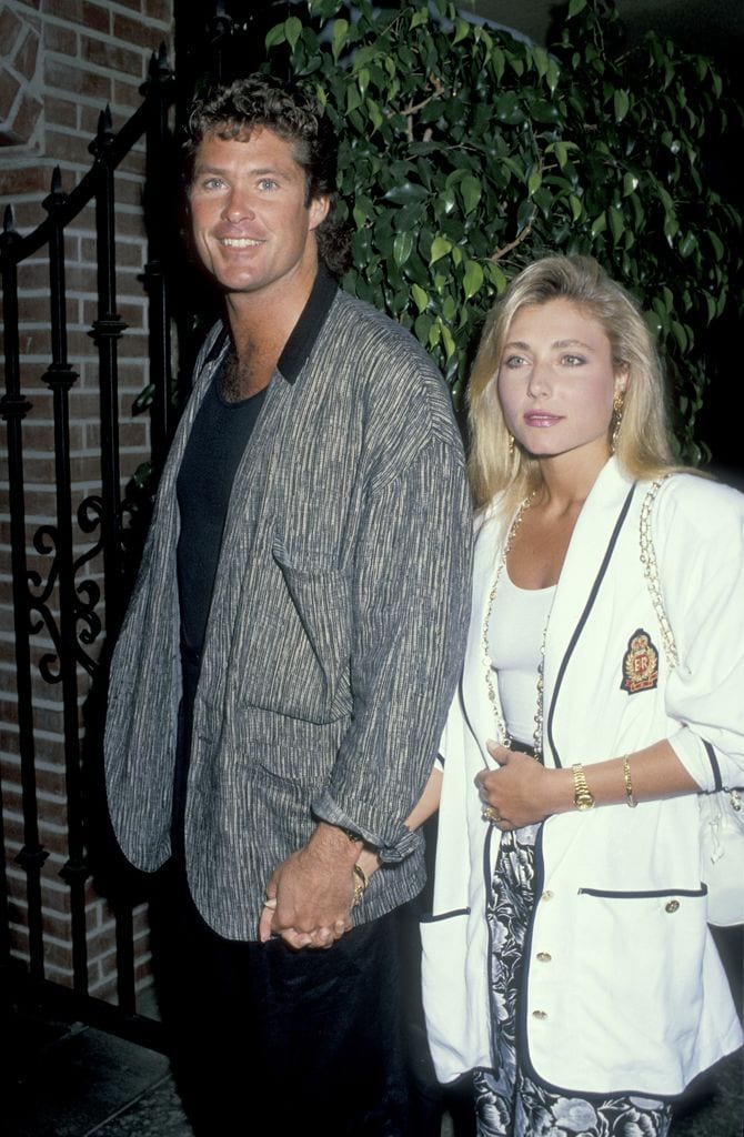 David Hasselhoff y Pamela Bach