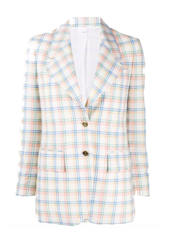 blazer cuadros clara