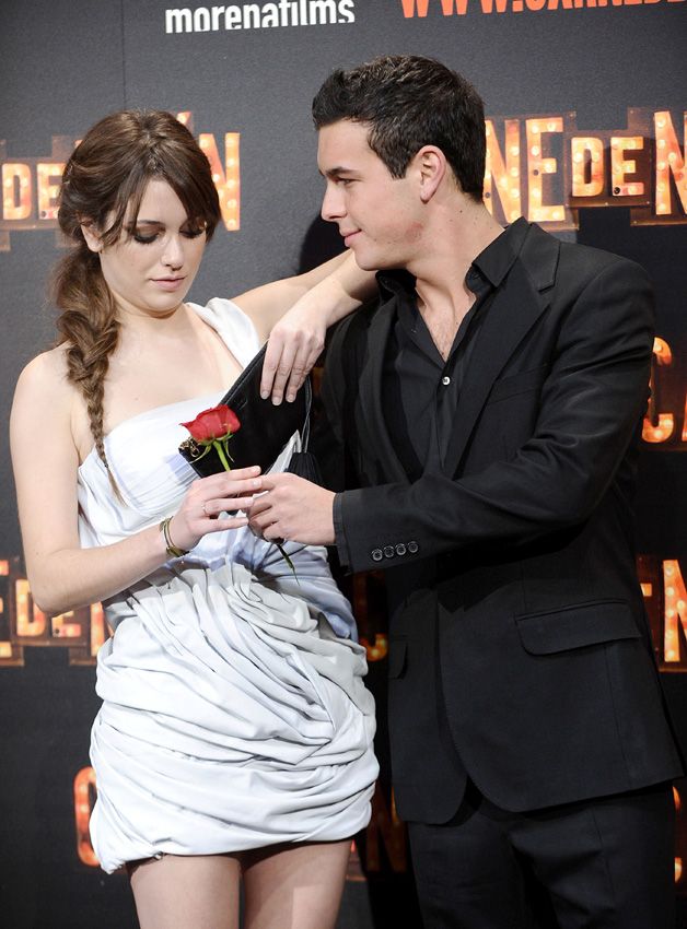 Mario Casas y Blanca Suárez en la presentación de 'Carne de neón'