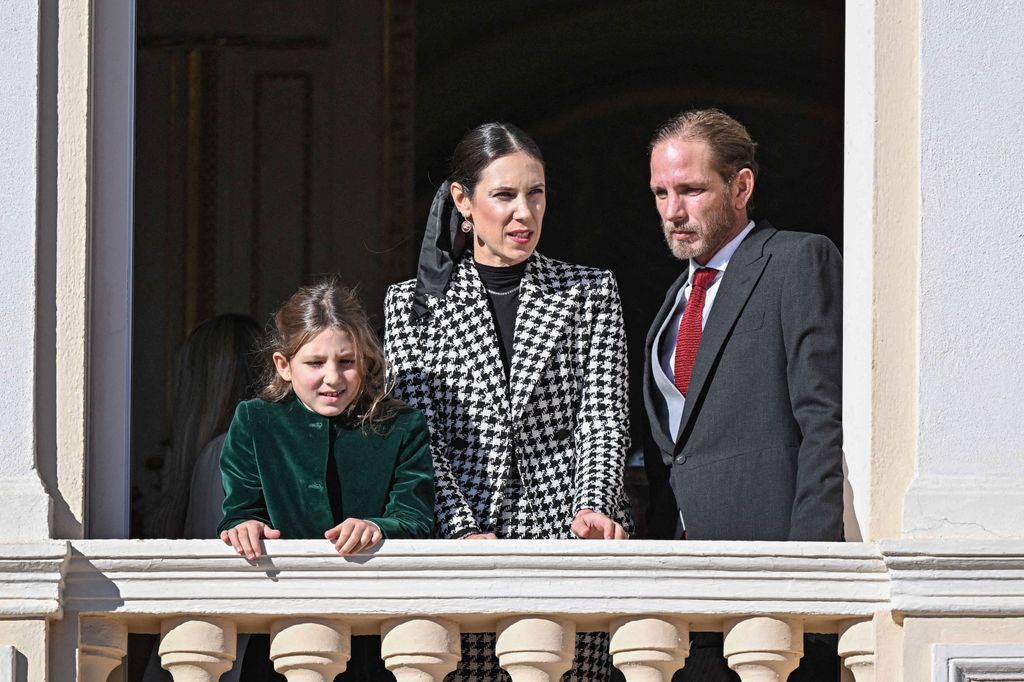 Andrea Casiraghi, Tatiana Santo Domingo y su hija India